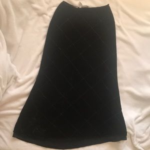 Vintage velvet skirt